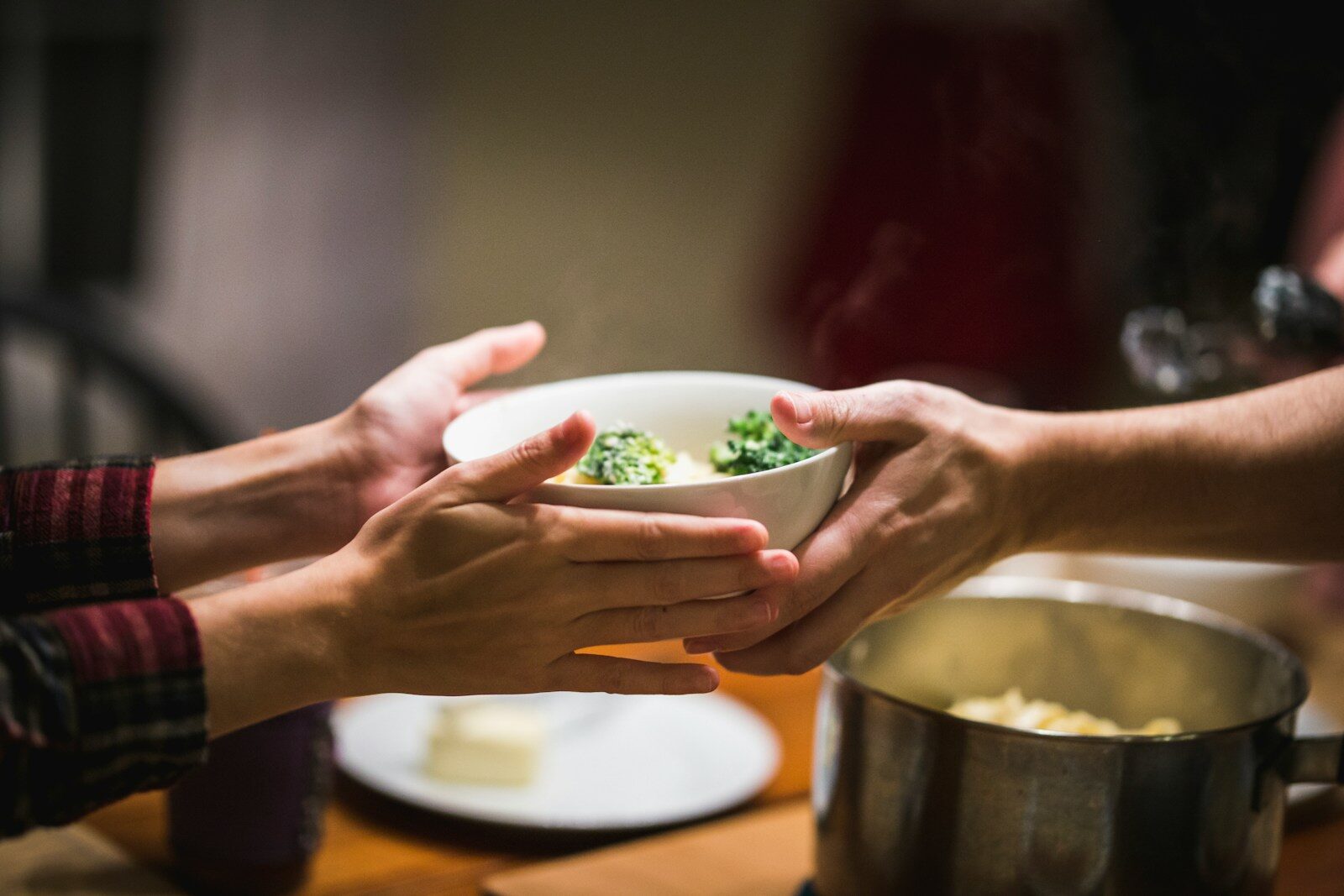Giving and receiving hospitality. Photo credit: Dan DeAlmeida on UnSplash.
