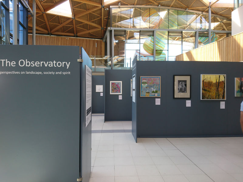"Green|Blue: Exe" is showing in "The Observatory: perspectives on landscape, society and spirit" in Exeter University Forum.