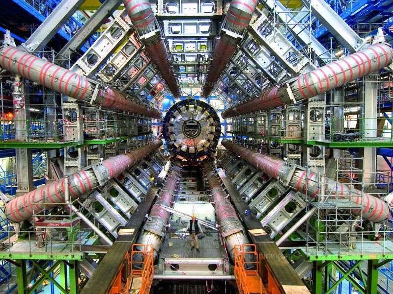 Large Hadron Collider mandala