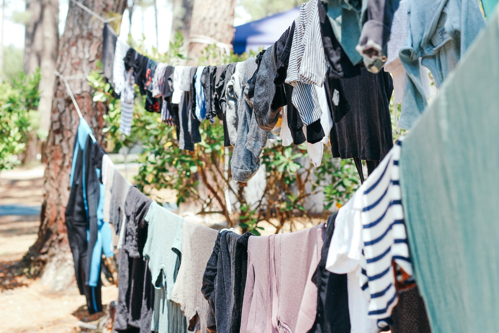 Drying laundry. Image credit: Brina Blum on Unsplash.