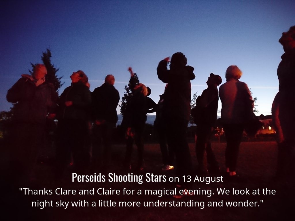 Perseids Shooting Stars, 13 August 2018