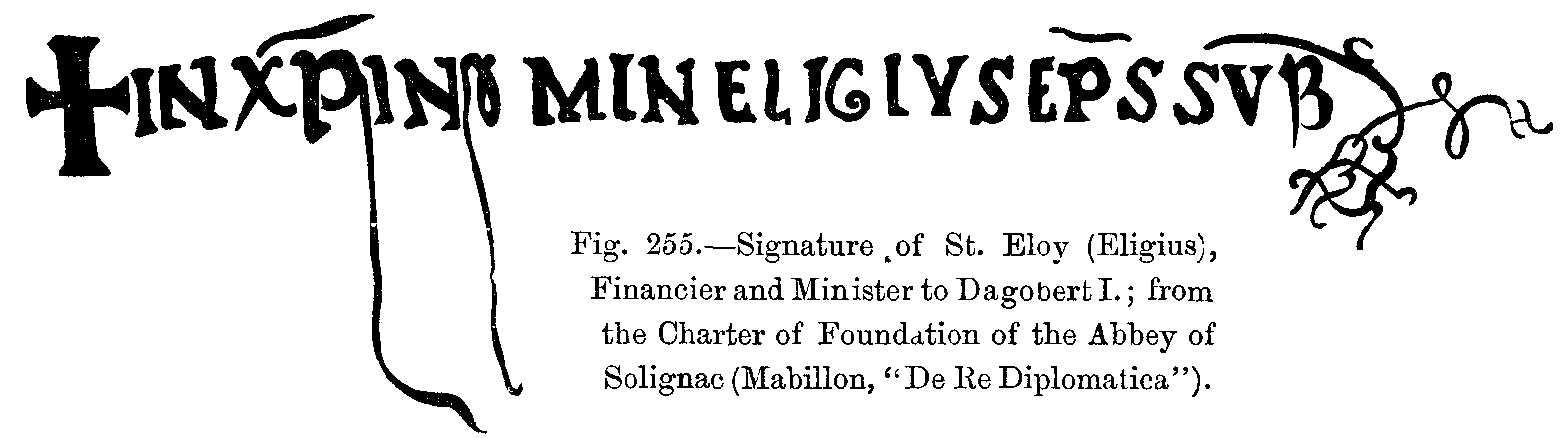 Signature of St Loye